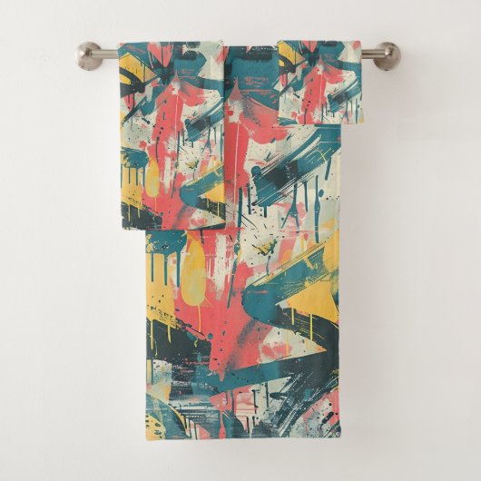 Graffiti-Kunst Badhandtuch Set (Insitu)