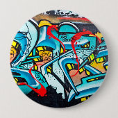 Graffiti Kunst Button (Vorderseite)