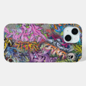 Graffiti-Kunst Case-Mate iPhone Hülle (Rückseite (Horizontal))