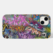 Graffiti-Kunst Case-Mate iPhone Hülle (Rückseite (Horizontal))