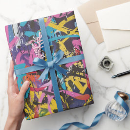 Graffiti-Kunst Geschenkpapier