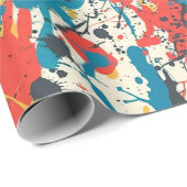 Graffiti-Kunst Geschenkpapier (Rolleneckpunkt)