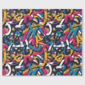 Graffiti-Kunst Geschenkpapier (Flach)