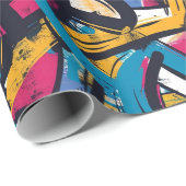 Graffiti-Kunst Geschenkpapier (Rolleneckpunkt)