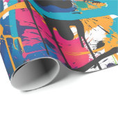 Graffiti-Kunst Geschenkpapier (Rolleneckpunkt)