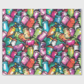 Graffiti-Kunst Geschenkpapier (Flach)