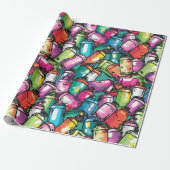 Graffiti-Kunst Geschenkpapier (Ungerollt)