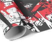 Graffiti-Kunst Geschenkpapier (Rolleneckpunkt)