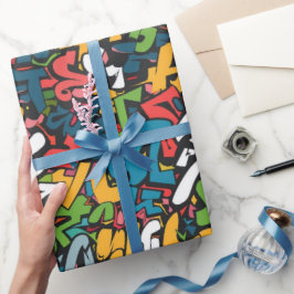 Graffiti-Kunst Geschenkpapier