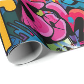 Graffiti-Kunst Geschenkpapier (Rolleneckpunkt)