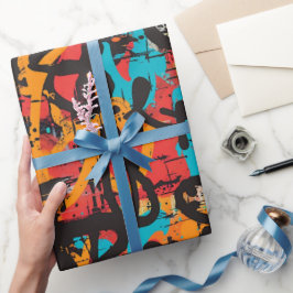 Graffiti-Kunst Geschenkpapier