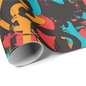 Graffiti-Kunst Geschenkpapier (Rolleneckpunkt)
