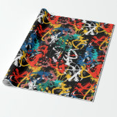 Graffiti-Kunst Geschenkpapier (Ungerollt)