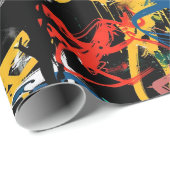 Graffiti-Kunst Geschenkpapier (Rolleneckpunkt)