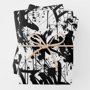 Graffiti-Kunst Geschenkpapier Set