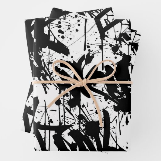 Graffiti-Kunst Geschenkpapier Set (Beispiel)