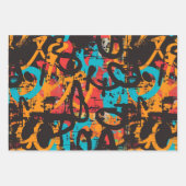 Graffiti-Kunst Geschenkpapier Set (Vorderseite 3)