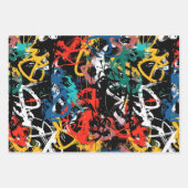 Graffiti-Kunst Geschenkpapier Set (Vorderseite 2)