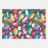Graffiti-Kunst Geschenkpapier Set (Vorderseite 3)