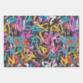 Graffiti-Kunst Geschenkpapier Set (Vorderseite 2)