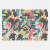 Graffiti-Kunst Geschenkpapier Set (Vorderseite)