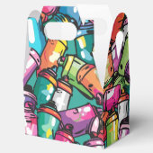 Graffiti-Kunst Geschenkschachtel (Geöffnet)