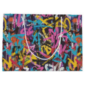 Graffiti-Kunst Große Geschenktüte (Rückseite)
