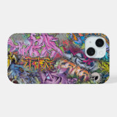 Graffiti-Kunst iPhone 15 Hülle (Rückseite (Horizontal))