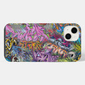 Graffiti-Kunst iPhone Hülle (Rückseite (Horizontal))