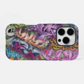 Graffiti-Kunst iPhone Hülle (Rückseite (Horizontal))