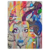 Graffiti-Kunst Klemmbrett (Rückseite)