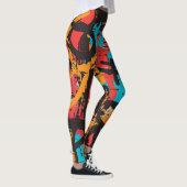 Graffiti-Kunst Leggings (Rechts)