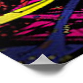 Graffiti, Kunst, psychedelische Kunst, Grafikdesig Poster (Ecke)