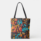 Graffiti-Kunst Tasche (Rückseite)