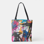 Graffiti-Kunst Tasche (Rückseite)