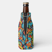 Graffiti Kunstflasche Cooler Flaschenkühler (Flasche Rückseite)