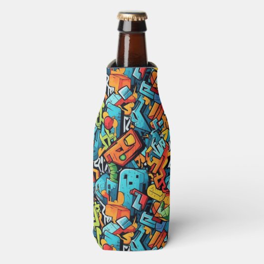 Graffiti Kunstflasche Cooler Flaschenkühler (Flaschenvorderseite)