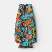 Graffiti Kunstflasche Cooler Flaschenkühler (Rückseite)