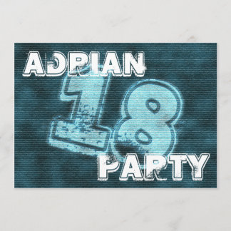 Graffiti laden ein einladung