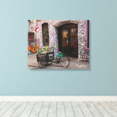 Graffiti Laneway Wrapped Canvas Print Leinwanddruck (Insitu (Holzboden))