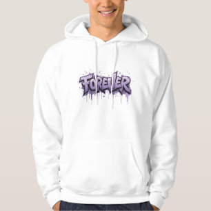 Graffiti Lavender Infinity "FOREVER" Hoodie