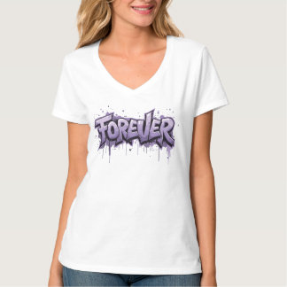 Graffiti Lavender Infinity "FOREVER" T-Shirt