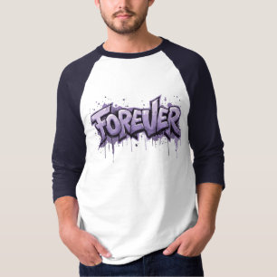 Graffiti Lavender Infinity "FOREVER" T-Shirt