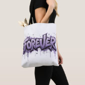 Graffiti Lavender Infinity "FOREVER" Tasche (Von Nahem)