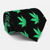 Graffiti Leaf Krawatte (Gerollt)