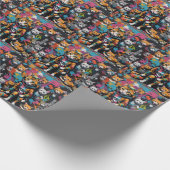 Graffiti Legend Street Cat Birthday Geschenkpapier (Ecke)