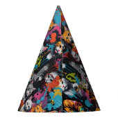 Graffiti Legend Street Cat Happy Birthday Name Partyhütchen (Rückseite)