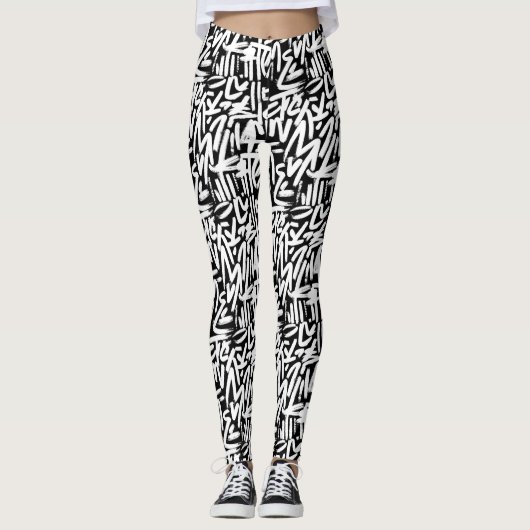 Graffiti Leggings (Vorderseite)