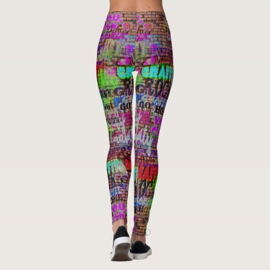 Graffiti Leggings (Rückseite)