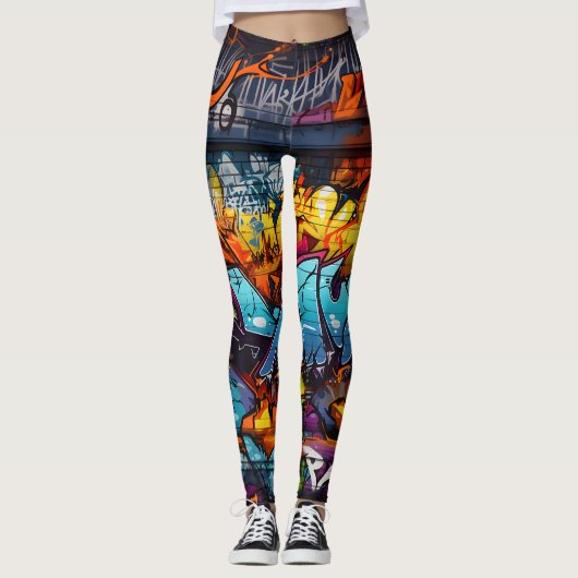 Graffiti Leggings (Vorderseite)
